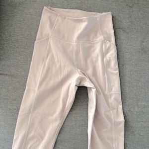Girlfriend Collective compressive high-rise pocket legging in quartz size small